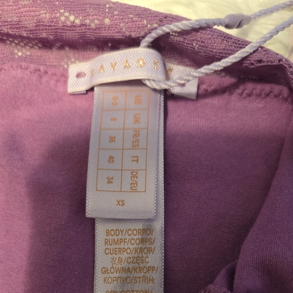 NWT Savage X Fenty Cotton Essentials Lace Trim High Leg Bikini Bottom Size XS - Picture 7 of 7